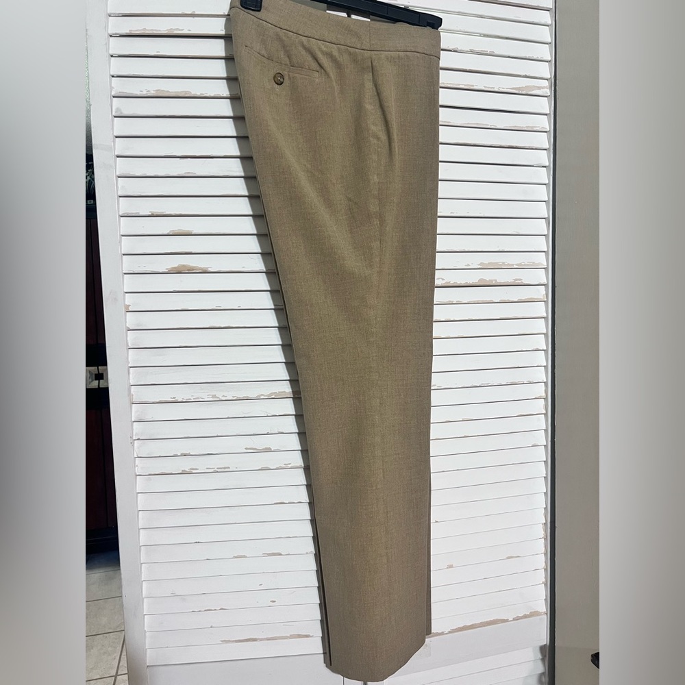 Talbots Curvy Dress Pants in Khaki Tan